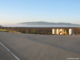 Low fog near Hollister