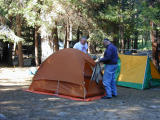 Rich/Carl at Carl's tent