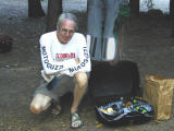 Marc with beer cooler