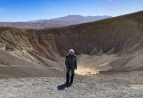 On the edge - Ubehebe Crater