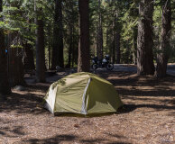 Tent and Bike